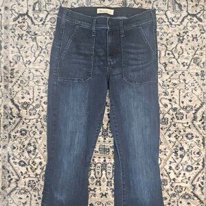 Gap 1969 Baby Boot Jeans Womens 28 Tall Dark Wash Casualcore Minimalist